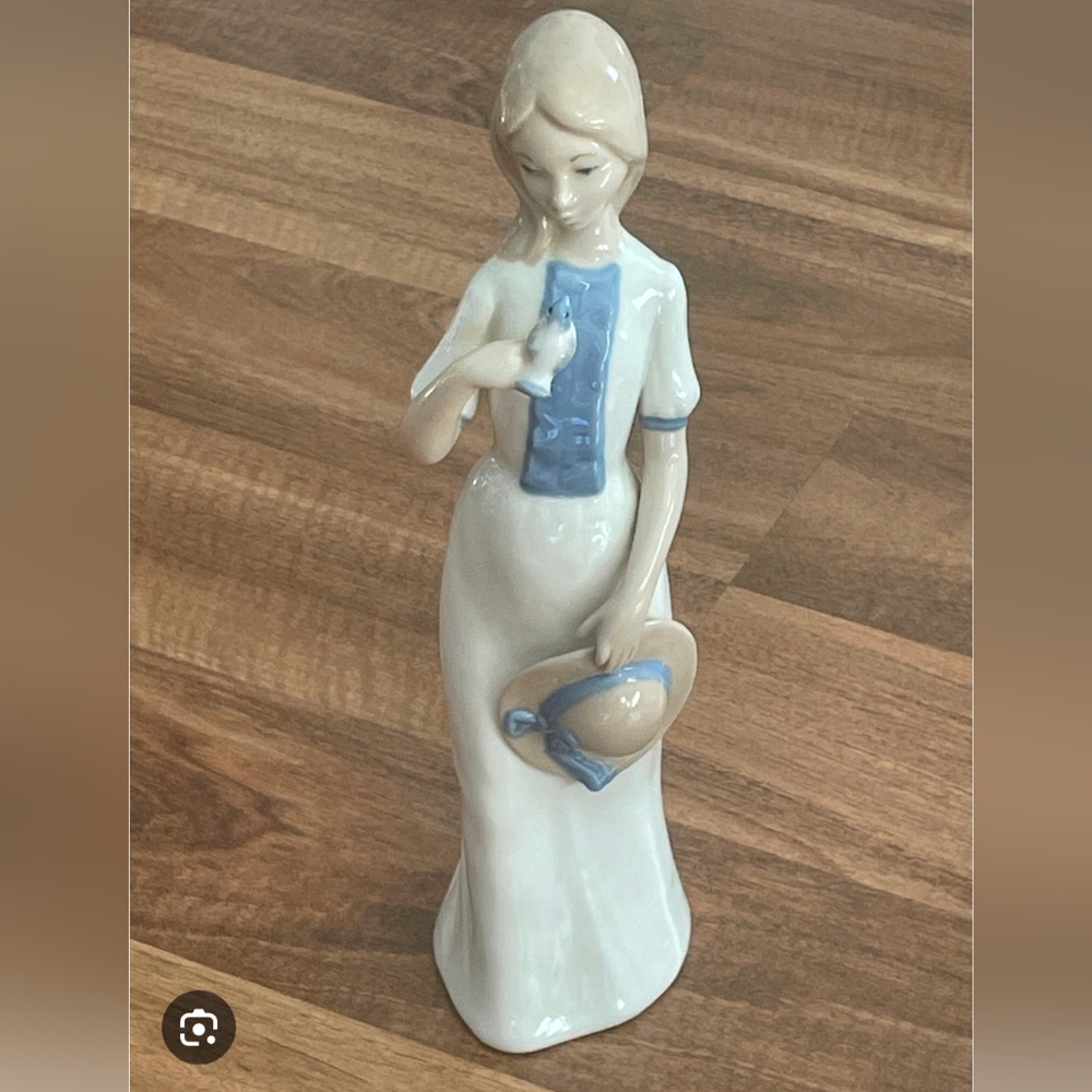 Vintage K's Collection Porcelain Figurine Set of 4, 8 1/2" Tall